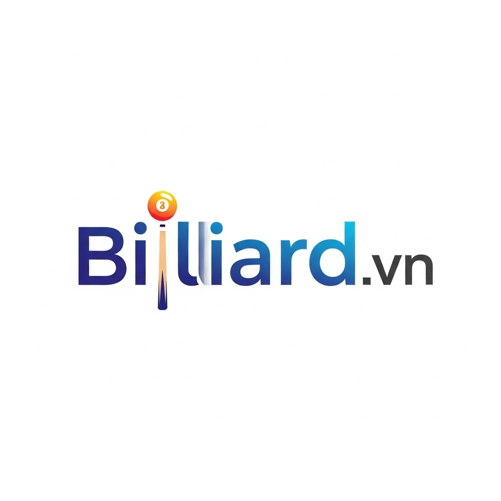 Một cơ thủ đang đeo găng tay bida chuẩn bị cho cú đánh